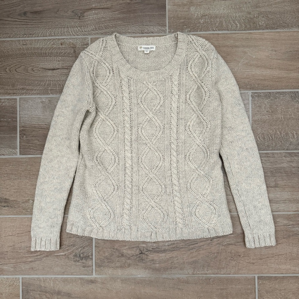 Tucker + Tate Boy’s Cable Knit Sweater - Beige